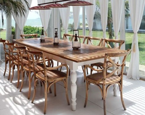 bàn ghế ăn giá rẻ bằng gỗ tự nhiên