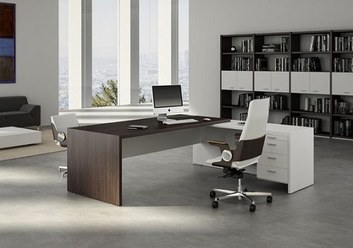 bàn giám đốc sơn pu giá rẻ