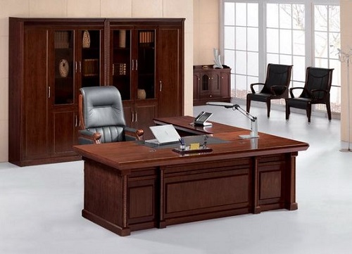 bàn làm việc giám đốc sơn pu