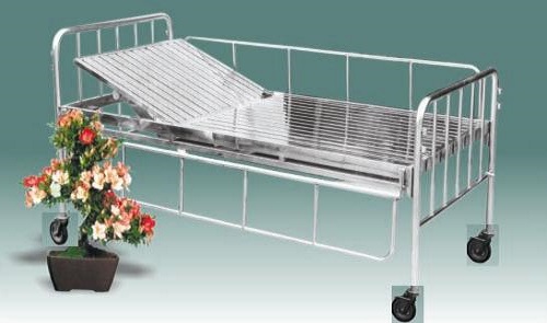 giường bệnh nhân inox giá rẻ có bánh xe