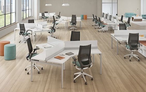 bàn làm việc nhân viên ghép modul