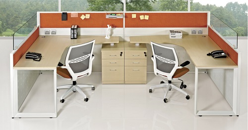 module bàn làm việc văn phòng chân sắt