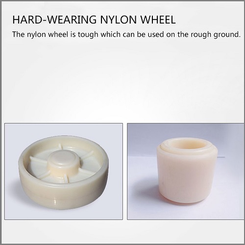 Bánh xe NYLON rất bền, cứng