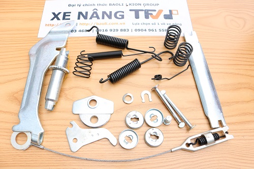 Bộ kit phanh bánh xe nâng TCM model FD30T3 hiệu Folangsi. Mã P.00872