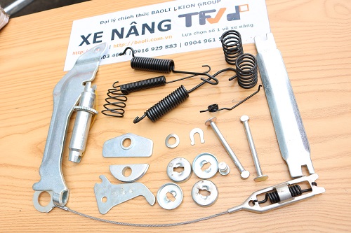 Bộ kit phanh bánh xe nâng TCM model FD30T3 hiệu Folangsi. Mã P.00872