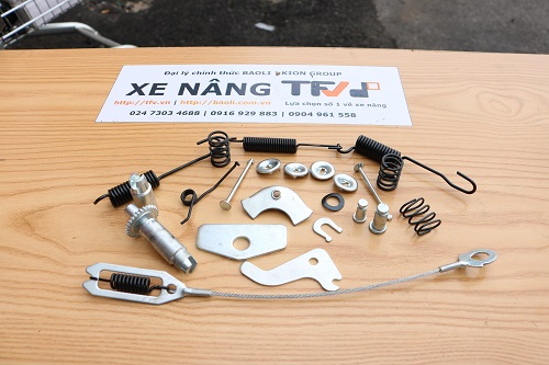 Bộ kit phanh bánh xe nâng Heli model CPCD10~18, CPC10~1 mã A-BB03-002B-0543B hiệu Folangsi. Mã P.00879