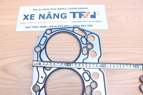 Gioăng mặt máy xe nâng Toyota model 3Z8FD20-30 mã 11115-76084-71. Mã P.00104 