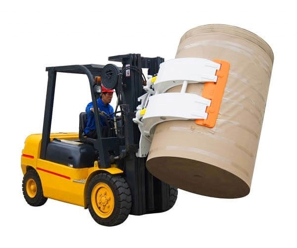 Xe nâng kẹp cuộn giấy