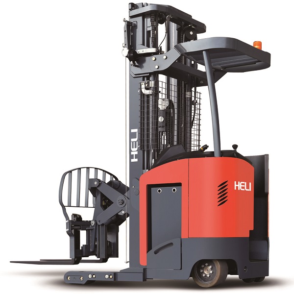 Xe nâng điện Reach truck đứng lái 1.4 tấn, 1.8 tấn Heli CQD14-18X1