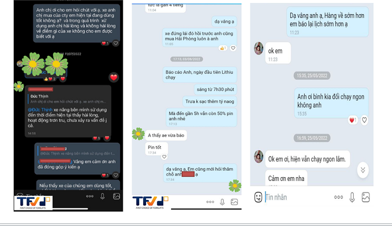 Khách hàng rất vui khi lựa chọn được sản phẩm tốt