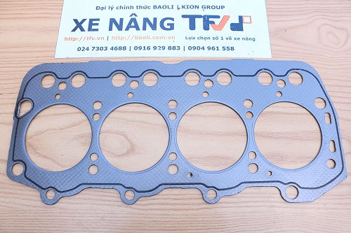 Gioăng mặt máy xe nâng Toyota model 1DZ-15-6F mã 11115-UC010. Mã P.00107