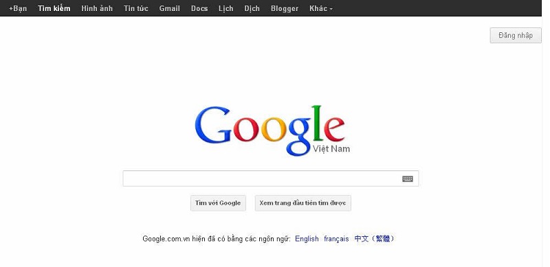 Sử dụng google để tìm kiếm các địa điểm buôn bán xe nâng hàng