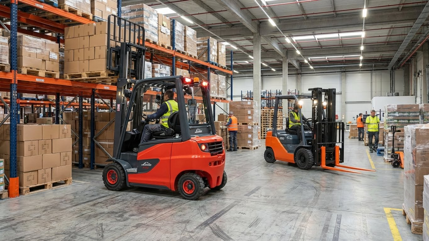 ổn định bền bỉ của Toyota và sức mạnh hiệu suất của Linde