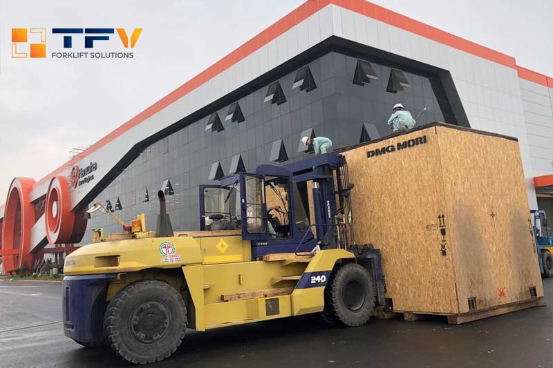 Thuê thiết bị công nghiệp ngành logistics