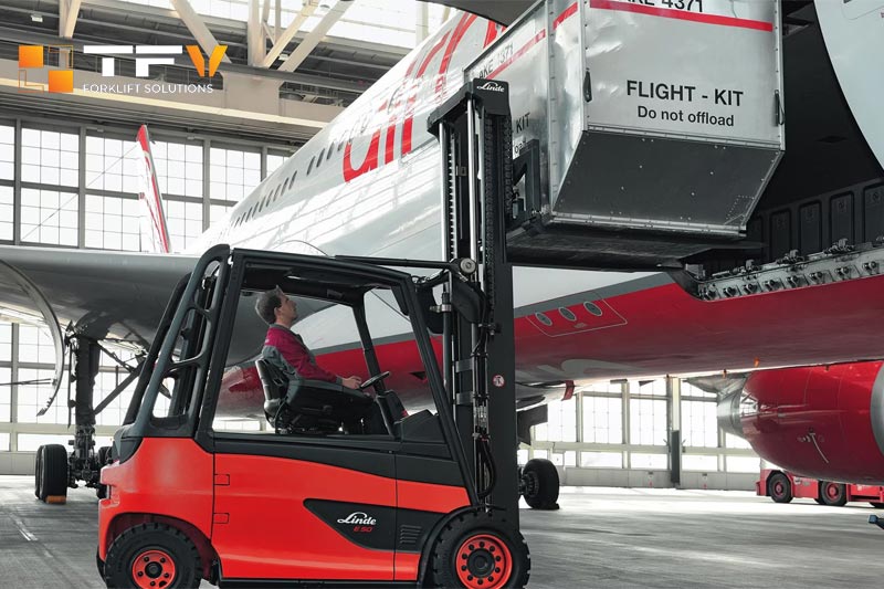 Nhu cầu sử dụng xe nâng ngành hàng không