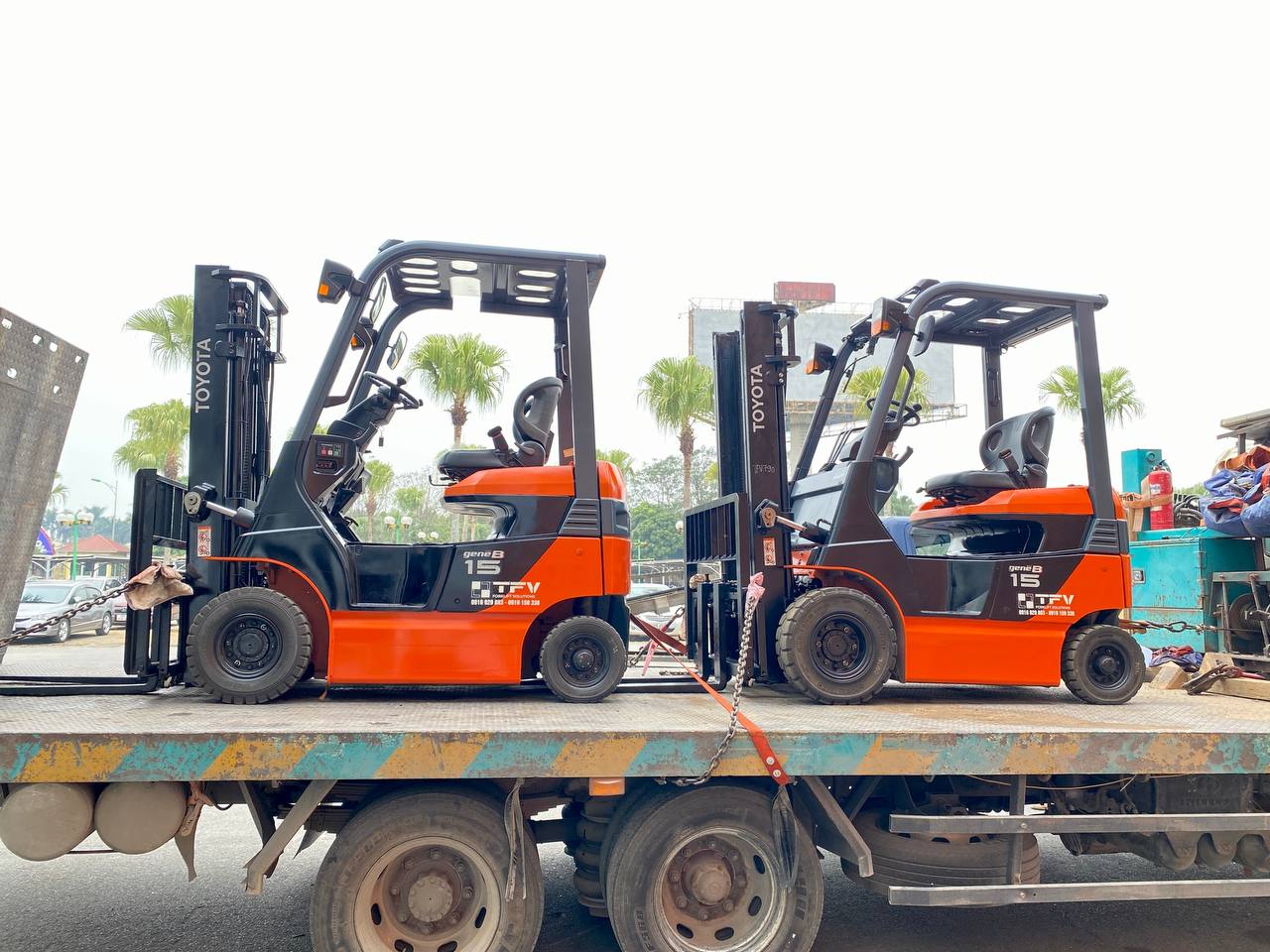 Xe nâng điện 1.5 tấn Toyota 8FB15