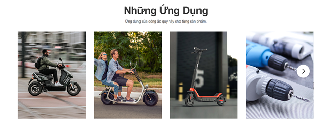 Ứng dụng thực tiễn của Cell Hình Trụ LFP