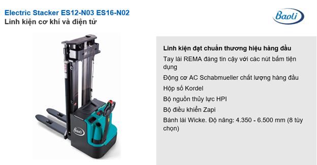 Hiệu suất nâng mạnh mẽ và vận hành an toàn