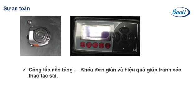 An toàn tuyệt đối cho người vận hành