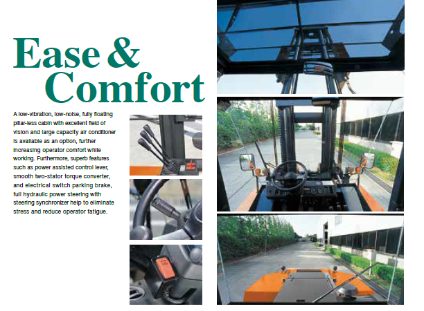 Cabin và thiết kế công thái học – Thoải mái và an toàn cho người vận hành