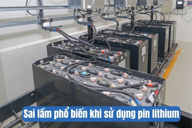 sử dụng pin lithium đúng cách