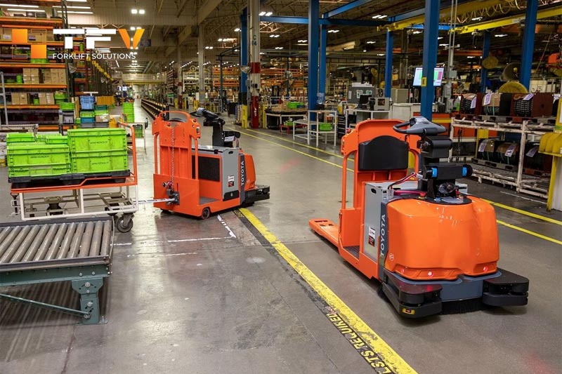 Doanh nghiệp cần thuê nhiều xe nâng nếu khối lượng công việc tăng