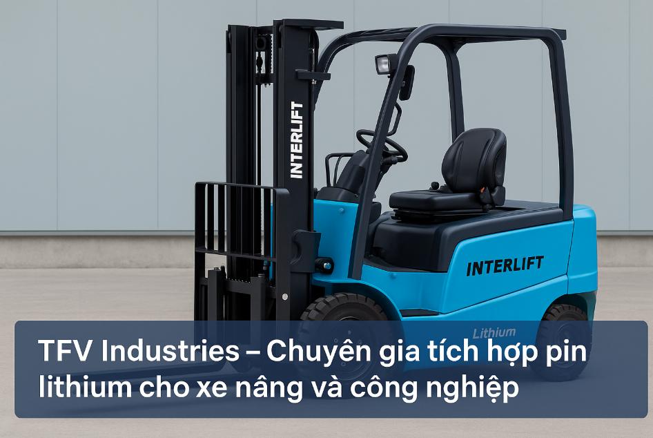 TFV Industries – Chuyên gia tích hợp pin lithium cho xe nâng và công nghiệp