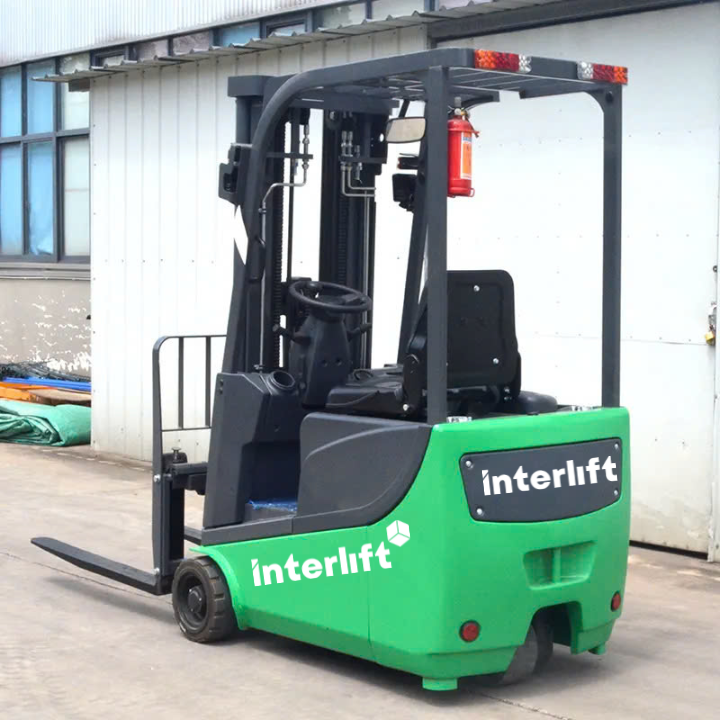 Xe nâng điện ngồi lái 3 bánh 1.5 tấn Interlift E15GS
