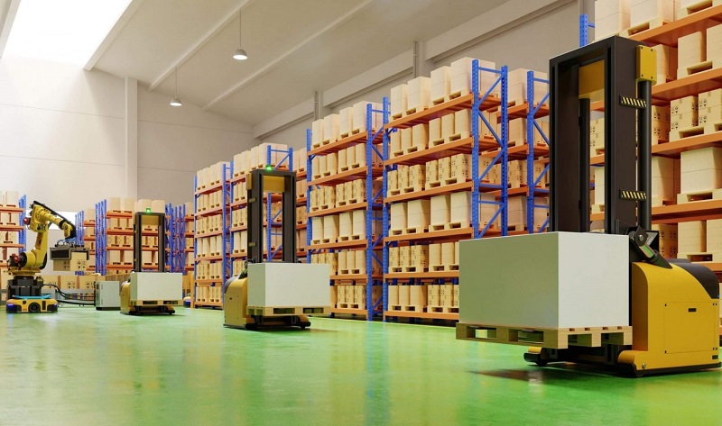 Không gian kho chứa hàng