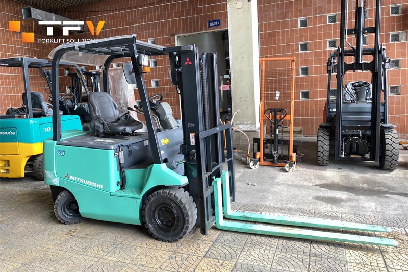 Thuê xe nâng điện cũ Mitsubishi