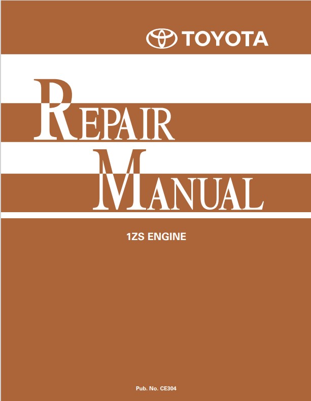 Tài liệu sửa chữa động cơ dầu 1ZS xe nâng Toyota