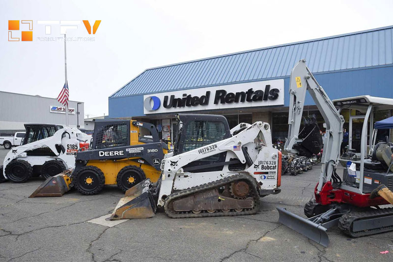 United Rentals đang giữ khoảng 16% thị phần thiết bị cho thuê tại Bắc Mỹ