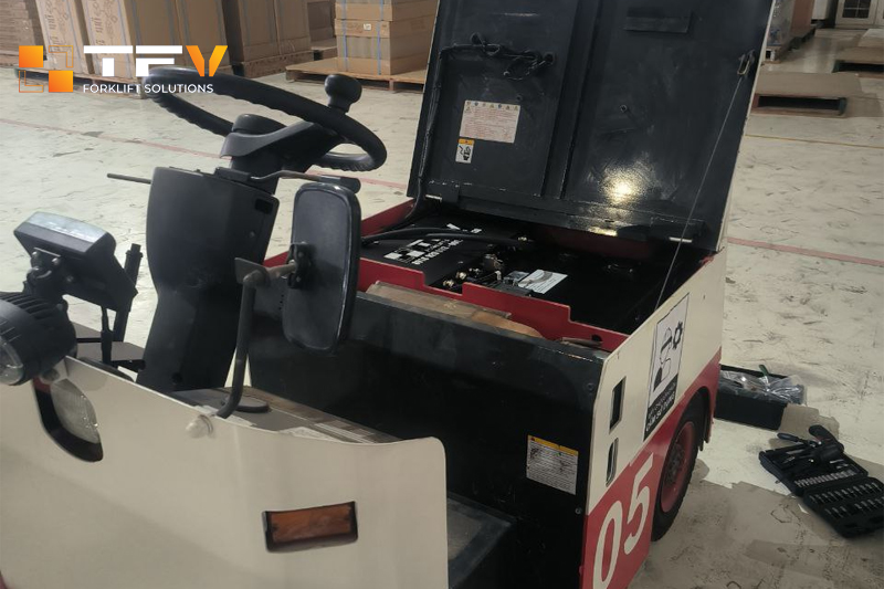 Thời gian sạc của pin Lithium xe nâng chỉ khoảng 1-2 tiếng cho 1 ca làm việc