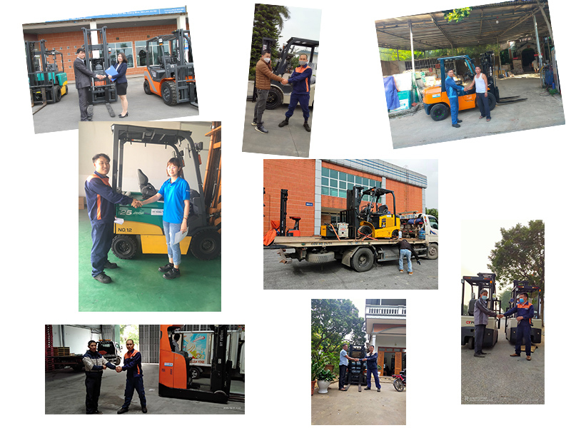 Khách hàng lựa chọn xe nâng cũ tại TFV