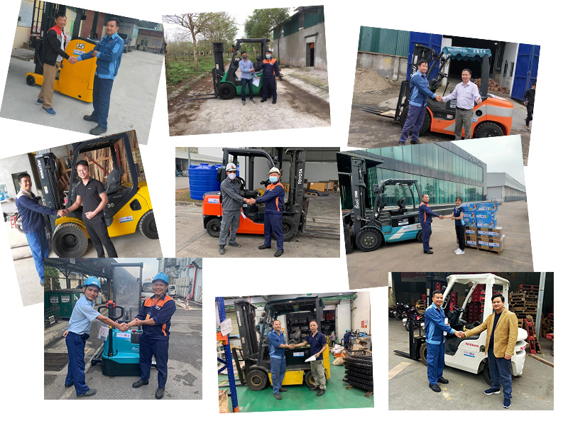 Khách hàng lựa chọn xe nâng cũ tại TFV