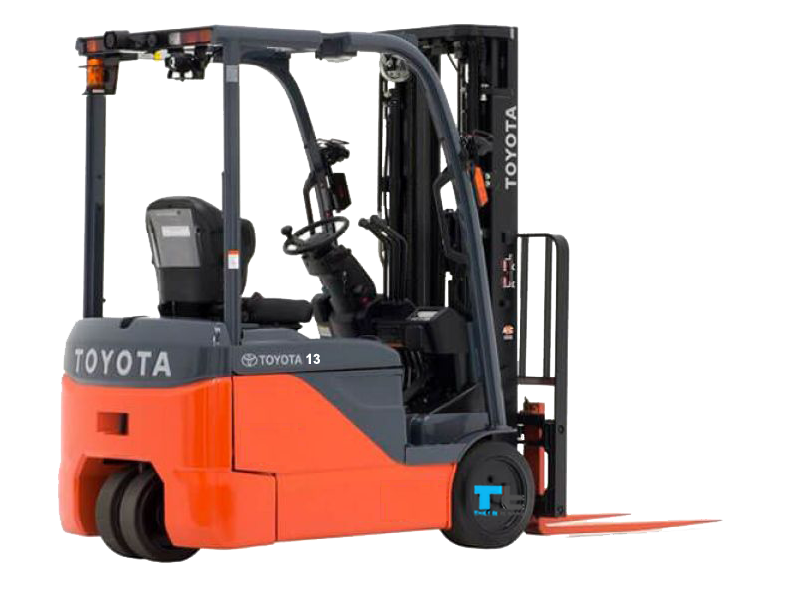 Xe nâng điện TOYOTA 3 bánh ngồi lái