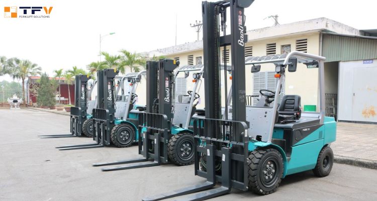 xe nâng sử dụng pin lithium