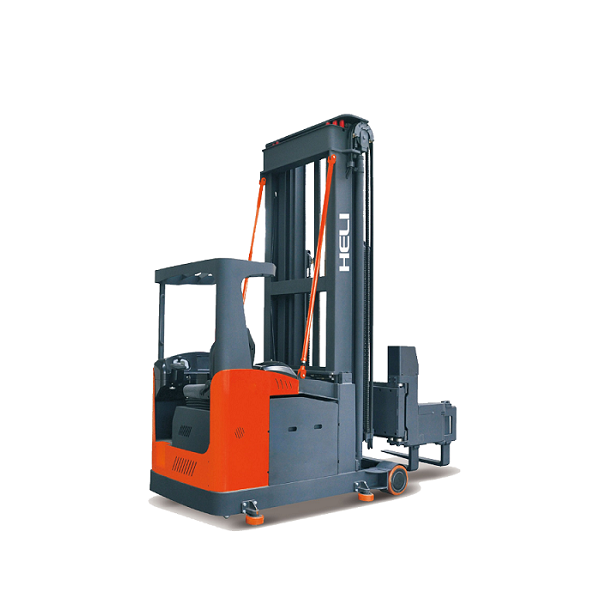 Xe nâng điện Reach truck đa chiều ngồi lái 1.5 tấn Heli OPD15