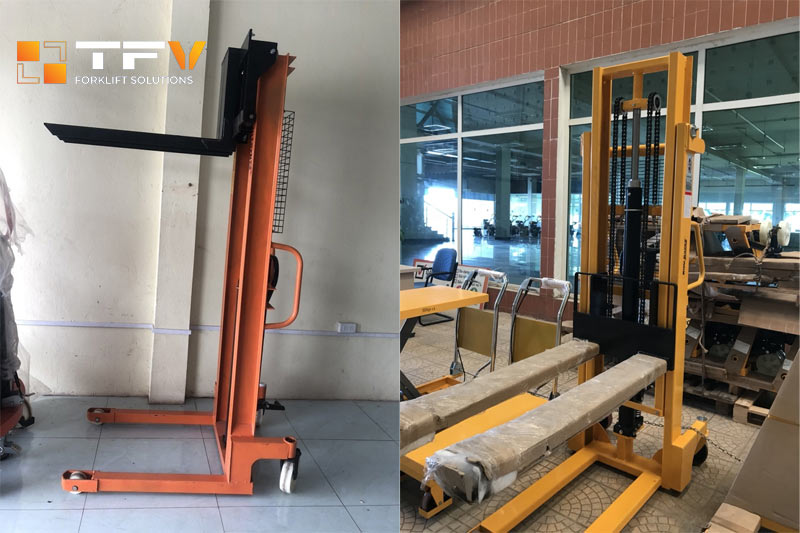 Xe nâng Stacker cơ