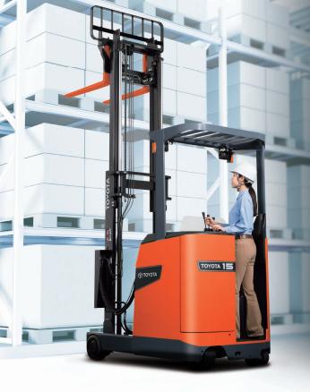 Xe nâng Reach truck Toyota 8FBR- Series.