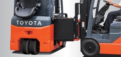 PIN được thay dễ dàng bởi một chiếc xe nâng khác