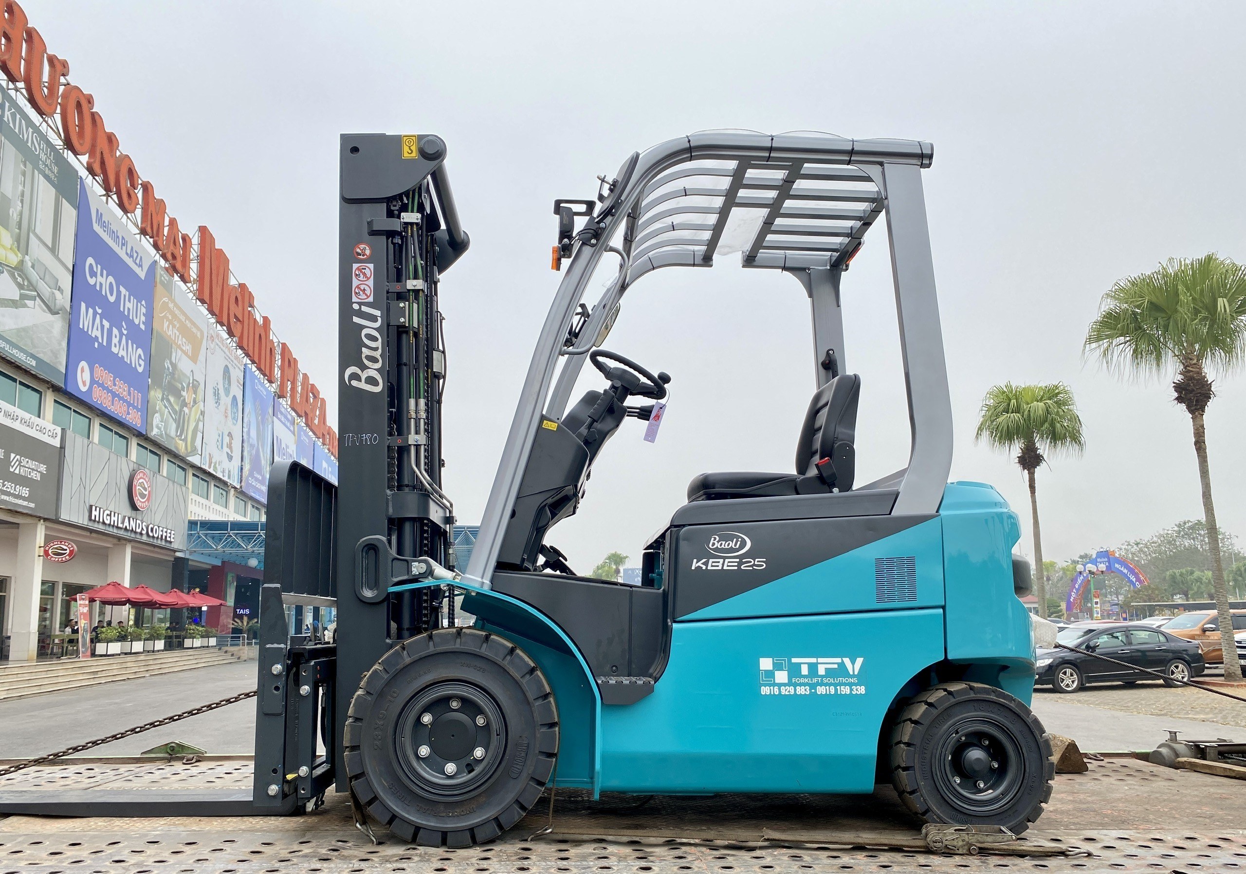 Xe nâng điện ngồi lái 2.5 tấn KBE25-01 Baoli