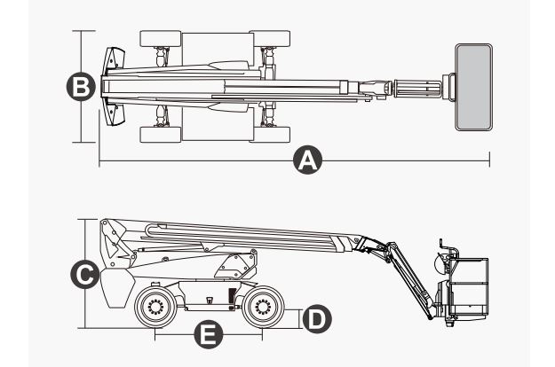 Xe nâng người Boomlift hiệu Dingli, Model BT20CHRT, D Series