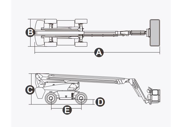 Xe nâng người Boomlift hiệu Dingli, Model BT22ERT, M Series