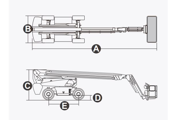 Xe nâng người Boomlift hiệu Dingli, Model BT26HRT, M Series