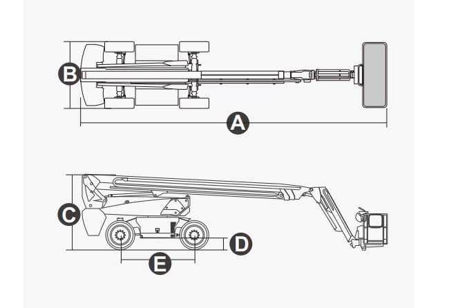 Xe nâng người Boomlift hiệu Dingli, Model BT26RT, M Series