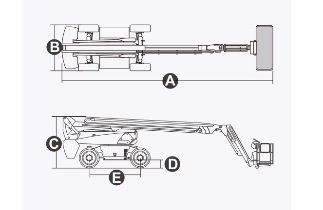 Xe nâng người Boomlift hiệu Dingli, Model BT28RT, M Series