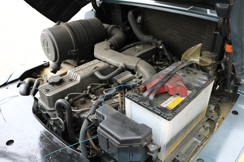 Động cơ xe nâng dầu 4 tấn Toyota 7FD40. Khung V4000. Sản xuất 2008.