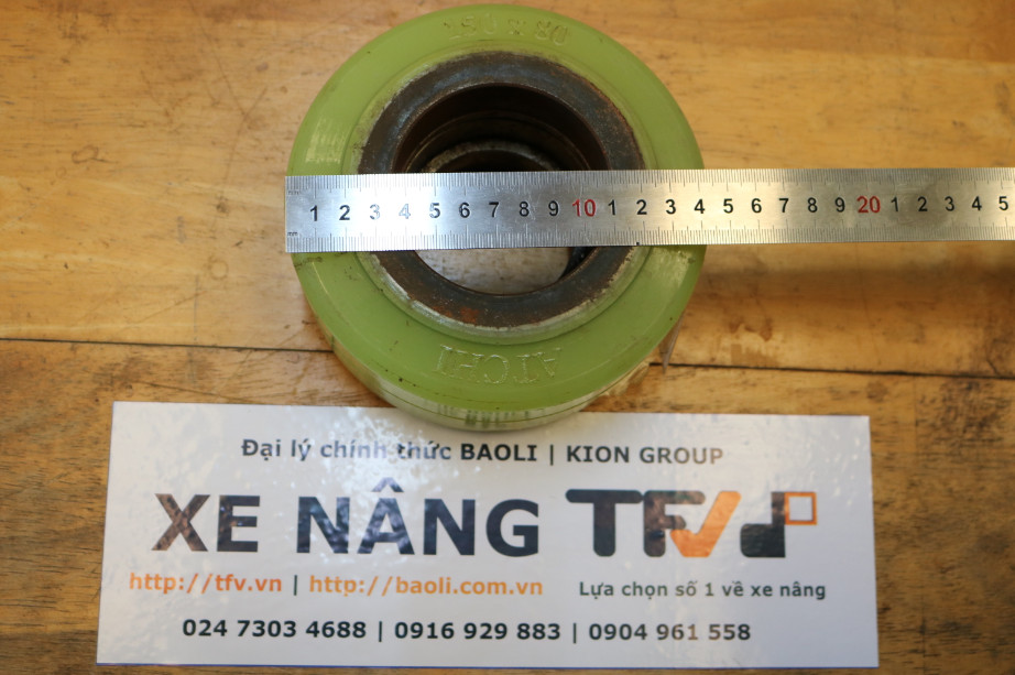 Bọc bánh xe nâng điện PU size 150x80 hiệu Aichi
