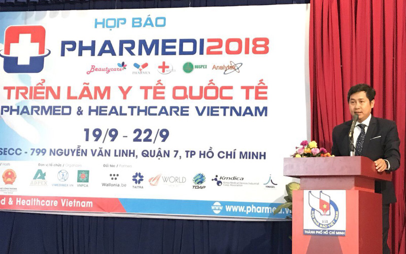 Họp báo “Triển lãm y tế quốc tế Pharmedi2018”